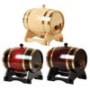 1.5L/3L Red Wine Barrel Vintage Whiskey Barrel Portable Wine Storage Container Home Decor Bar Tools Accessories