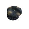 Denim octagonal newsboy hat children's new big head circumference shows the face small sunshade painter duck tongue cloud beret