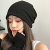Breathable Retro Fashion Hip Hop Autumn Winter Women Striped Bonnets Turban Hat Pile Cap Beanie Hat