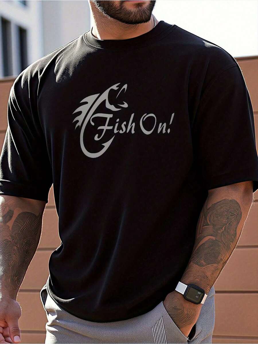 

Unisex s Fish On! Graphic T-Shirt XXXL
