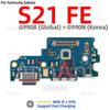 Aiinant USB Charger Board Dock Connector Charging Port Flex Cable For Samsung Galaxy S21 Ultra Plus FE G991B G991N G991U G991W