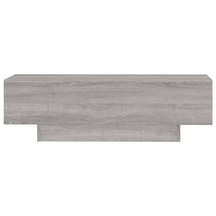 VidaXL Table basse sonoma gris 100x49,5x31 cm bois d'ingénierie 833894