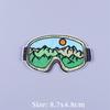 Adventure Camping Thermoadhesive Patches On Clothes DIY Mountain Beach Iron-on Patch For Clothing Travel Sunglasses Appliques