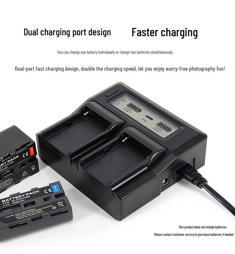 Dual Charger for Nikon EN-EL15: Compatible with D610, D800, D7000, V1, D7200, D750 Models