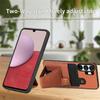 Magnetic Wallet Card Holder Carbon Fiber Texture Phone Case For Samsung S25 Ultra S24 Plus S23 A17 A07 Kickstand RFID Cover