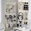 Large Capacity Hair Clip Hairband Holder Wall Hanging Earrings Necklace Storage Hanger Space Saving Organizer Wall Decor