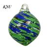 High Borosilicate Glass Spheres Hand Blown Ball Ornament, Colorful Christmas Hanging Decoration Reflective Baubles for Tree, Window, Patio,