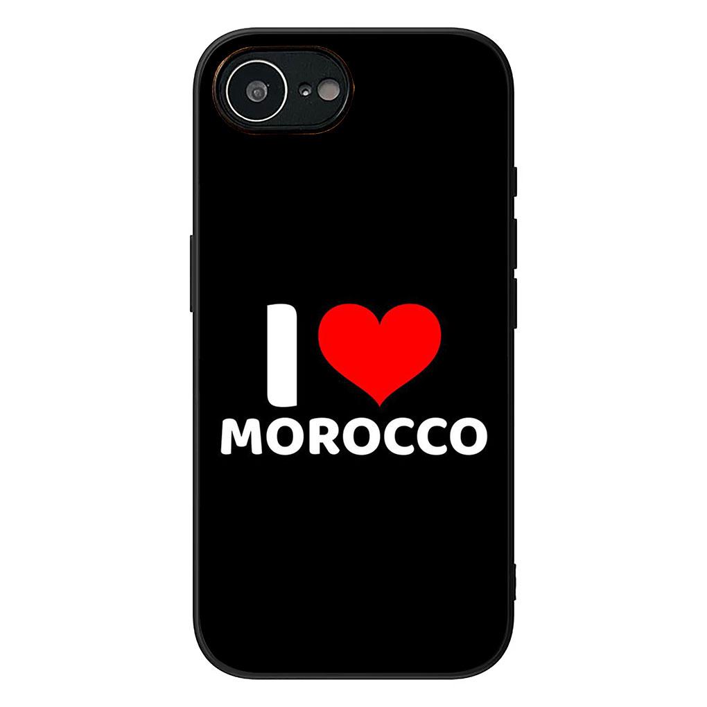 Soft Cover for Apple iPhone 13 12 Mini XS 11 Pro Max 7 8 Plus + XR SE 2022 2020 SE3 Coque Phone Case Morocco Flag