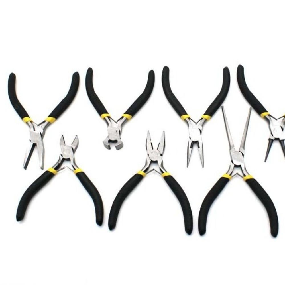 8pcs/set Round Nose Jewelry Pliers Tool Set Metal Plier Tools Kit Jewelry Making Tools Hand Tool