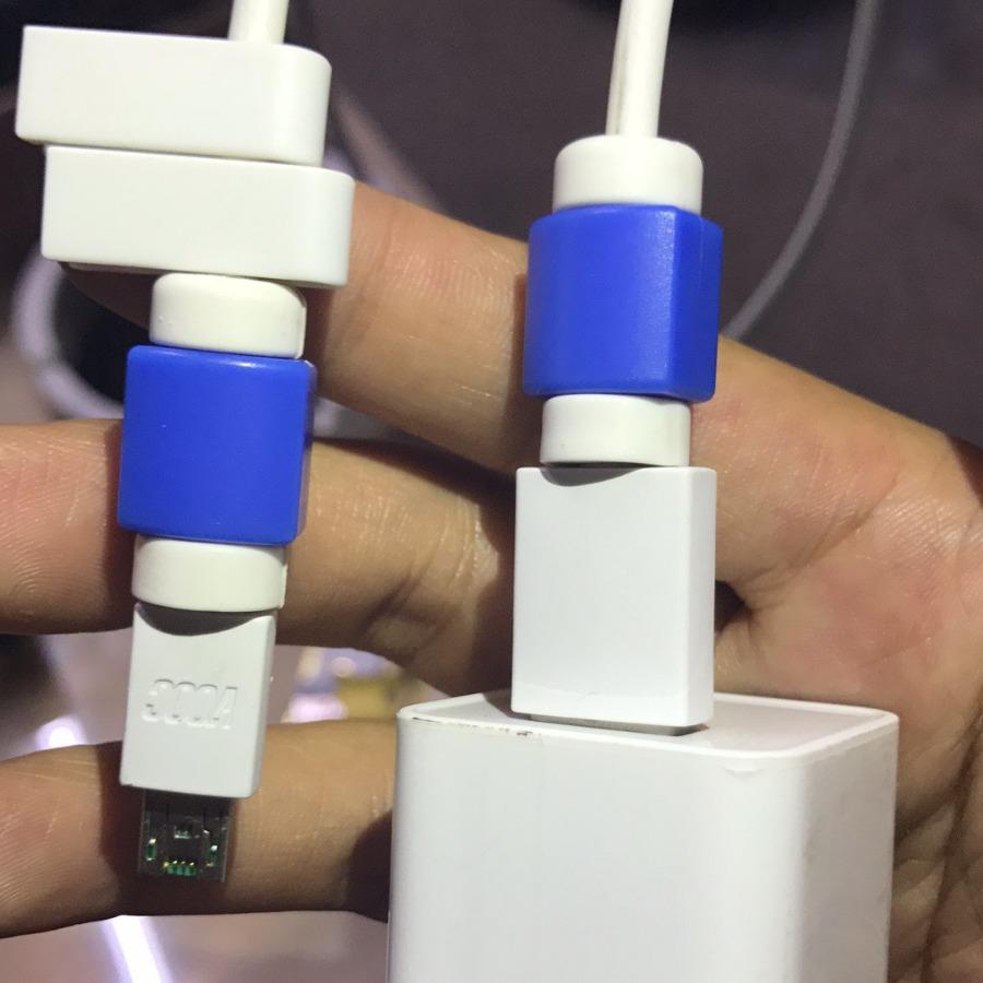 Multi-Color Protective Sleeve for Android Type-C Chargers