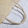 2025 Simple Straw Bag: Women's Pastoral Ins-Style Handbag for Beach Vacations