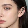 Gothic Punk Rose Cross Thorn Earrings for Women Men Retro Piercing Ear Studs Dangle Earrings Halloween Butterfly Jewelry