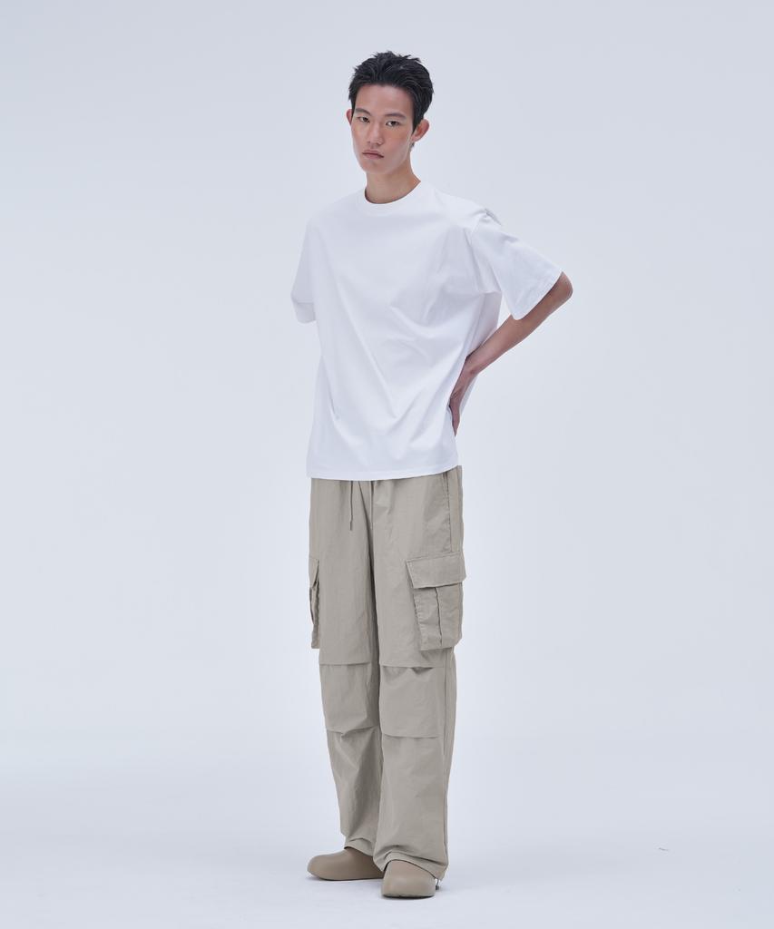 Peulojegteusseuli Solid String Nylon Pants [Beige]_Cg2305