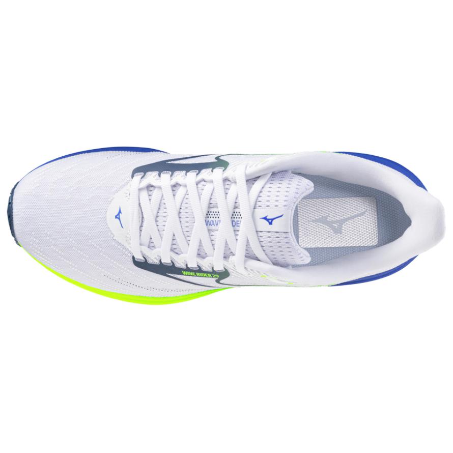 Mizuno WAVE RIDER 29 Scarpe da Corsa Casual Uomo Bianco J1GC250353