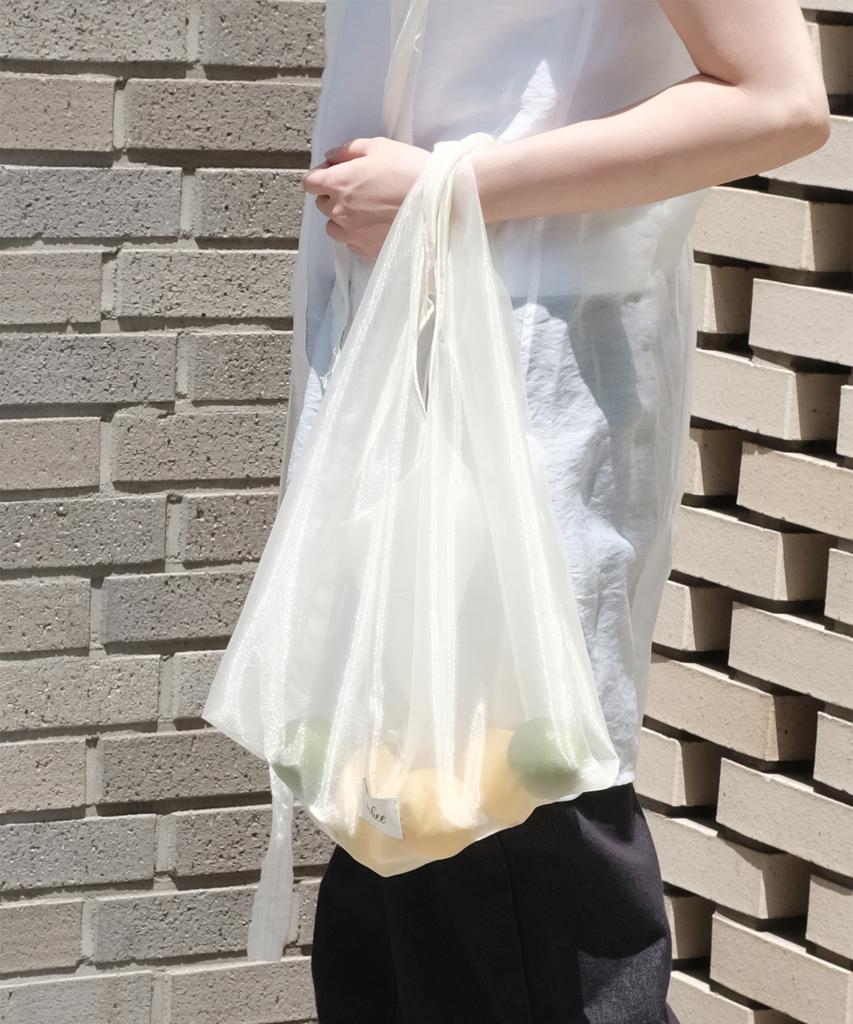 Ovhee Organza Tote Bag_Lemon
