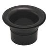 Voeecyttu Bass Drum Enhancer ABS Rubber Kick Enhancer with Port Hole Protector Microphone Hold White