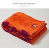 Cathy Mum Island Style Hawaiian Quilt Print Minnie Mouse Christmas Bath Towel, Women's, 86103570A, Orange, Approx. 60cm x 120cm