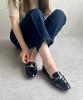 Oriental Traffic Women's Bit Loafers for All Weather Use (55106BLACK43)