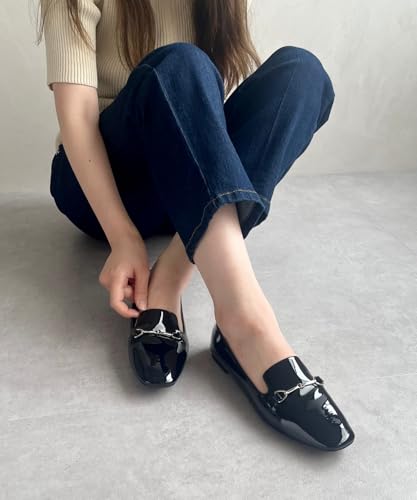 Oriental Traffic Women's Bit Loafers for All Weather Use (55106BLACK43)