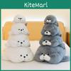 Adorable Plush Seal Doll Soft Cartoon Stuffed Animal Pillow For Cozy Office Naps