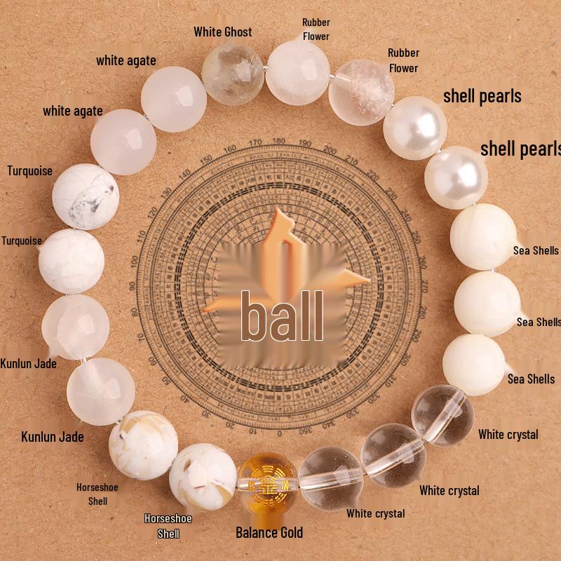 Five Elements Red Agate Fire Balance Bracelet with Cinnabar - Unisex Jade Crystal for Fire Element Support