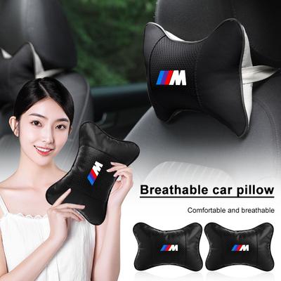 Appui-tête de siège auto Logo Auto Oreiller de cou Accessoires de voiture Pour M E34 E36 E60 E90 E46 E39 E70 F10 F20 F30 X5 X6 X1 M3 M5 M6 E71 F01 F02 F87