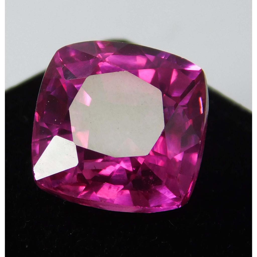 Natural Pink Ruby Loose Gemstone 10.65 Ct Square Cushion Shape for Jewelry Making and Crafts