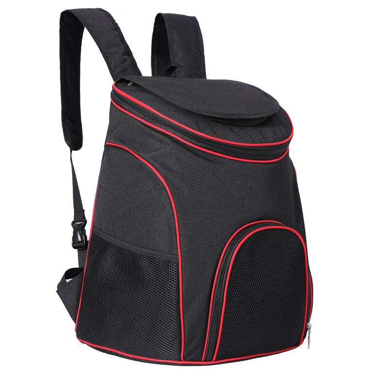 Breathable Mesh Foldable Pet Backpack: Fashionable Outdoor Cat Carrier 37x28x40cm