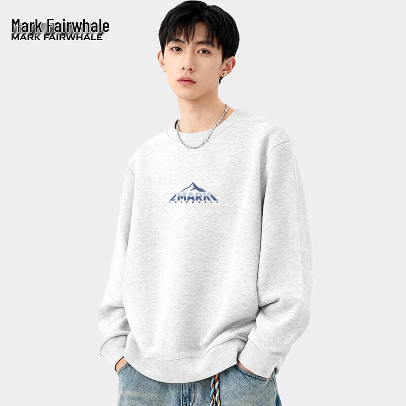 Mark Fairwhale Men's Loose Fit Vintage Crewneck Sweatshirt