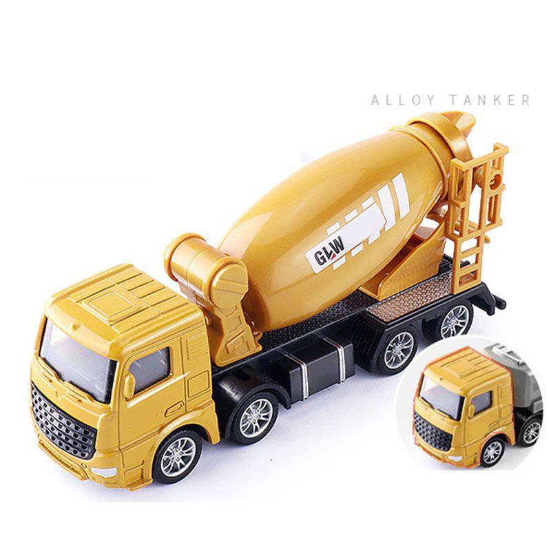 Classic Simulation Alloy Engineering Car Model Toy Set For Kids With Excavator