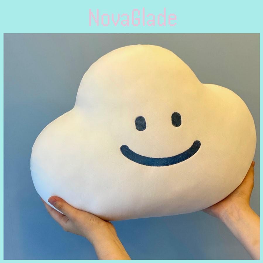 Soft And Cuddly Cloud Emoji Pillow For Girls Unique Korean Ins Design