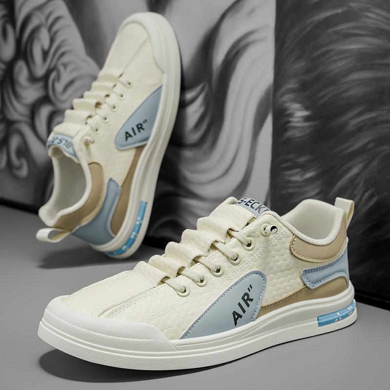 Autumn new street low-top lightweight board shoes, youth lace-up-free comfortable casual shoes