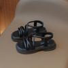 Neue Sommer Koreanischer Stil zum Hineinschlüpfen Offene Zehen Weiche Sohle Strand Sandalen für Mädchen