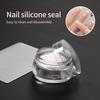 One Set Jelly Silicone Stamp Mini Nail Stamper With Scraper Kit Manicure Tools DIY Stamping Nail Art Nails Accesories