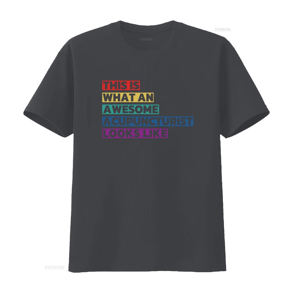 Akupunkteur T-Shirt Akupunktur Lustig SO SIEHT EIN FANTASTISCHER AUS vintage Gewaschenes Oberteil Für Den Alltag Weich homme