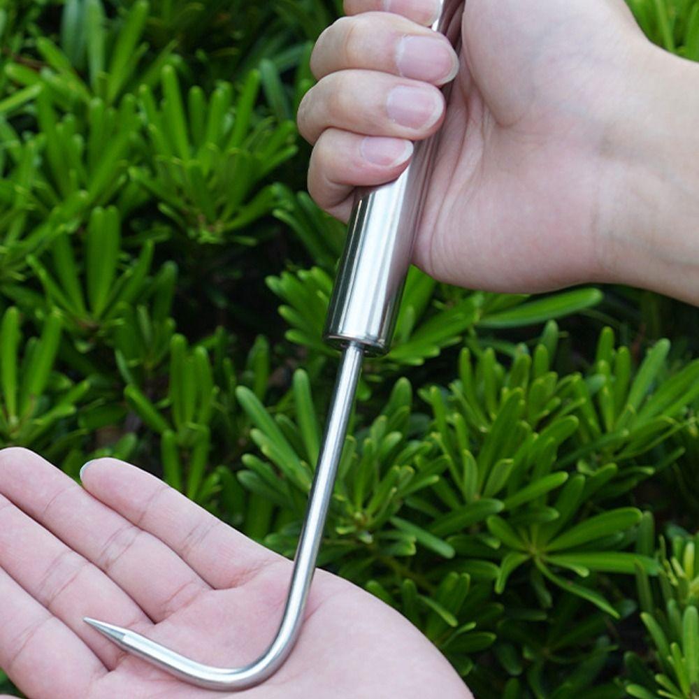 Single Claw Potted Root Hook Robust Root Remover Planting Weeds Tools Grass Hook Farm