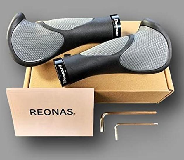 Deemount Ergonomische Fahrradgriffe für Crossräder und Mountainbikes Einfache Weiche Gummiwerkzeuge Fahrräder, Griff, [Installation Inklusive]