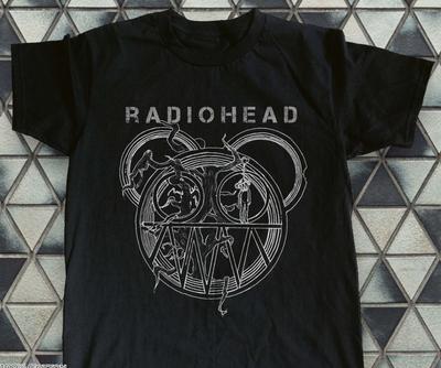 New! Radiohead Evil Face Black Unisex T-shirt Size S-4XL