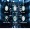 Portable and Safe Men's Electric Shaver with Triple Floating Blades  USB Washable Durable and Powerful Smooth and Close, A Great Gift for Men