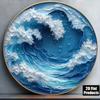 Metal Wall Art 3D Aluminum Panel 20x20 cm for Bar