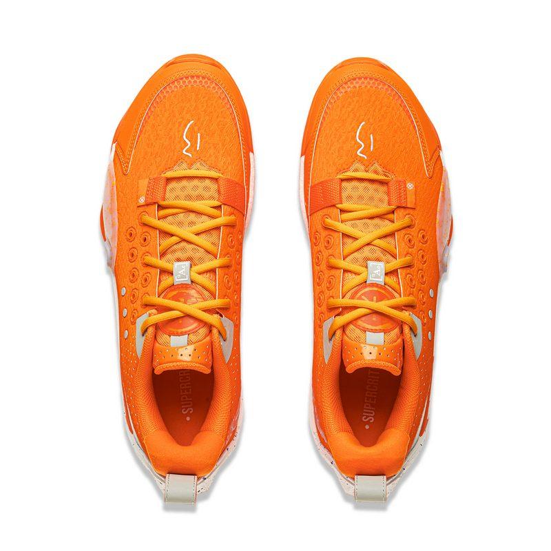 Li Ning All City 13 Basketballschuhe Herren Niedrig geschnitten Orange ABAV001-7
