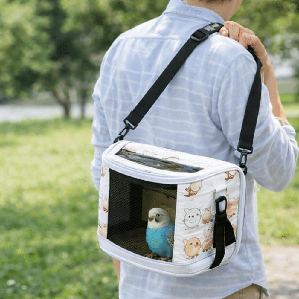 Large Space Parrot Outdoor Bag Adjustable Straps Bird Outing Cage Bird Carry Bag Pet Outing