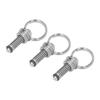 3PCS Beer Keg Relief Valve Replacement 304 Stainless Steel Keg Lid Pressure Release Valve