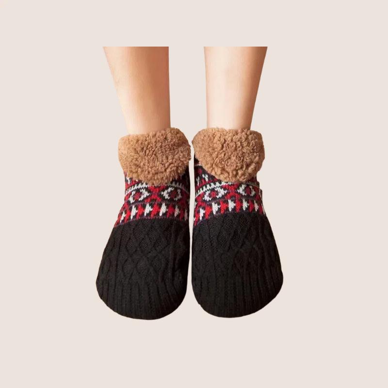 Thick Floor Socks For Men And Women, Warm And Non- For Winter, Perfect For Home Use.