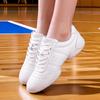 White Unisex Fitness and Dance Aerobic Shoes