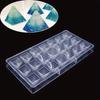 1 Pcs Plastic Pyramid Chocolate Mold Unique Shape Starry Sky Chocolate Mold Anti-heating DIY Baking Mold Wholesale