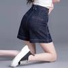 Korean Style Classic Denim Shorts Women Summer High Waisted Shorts Wide Leg Pants Streetwear Stright Jeans Womens Shorts