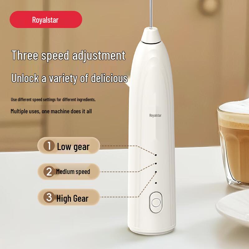 Royalstar Handheld Electric Milk Frother & Mixer