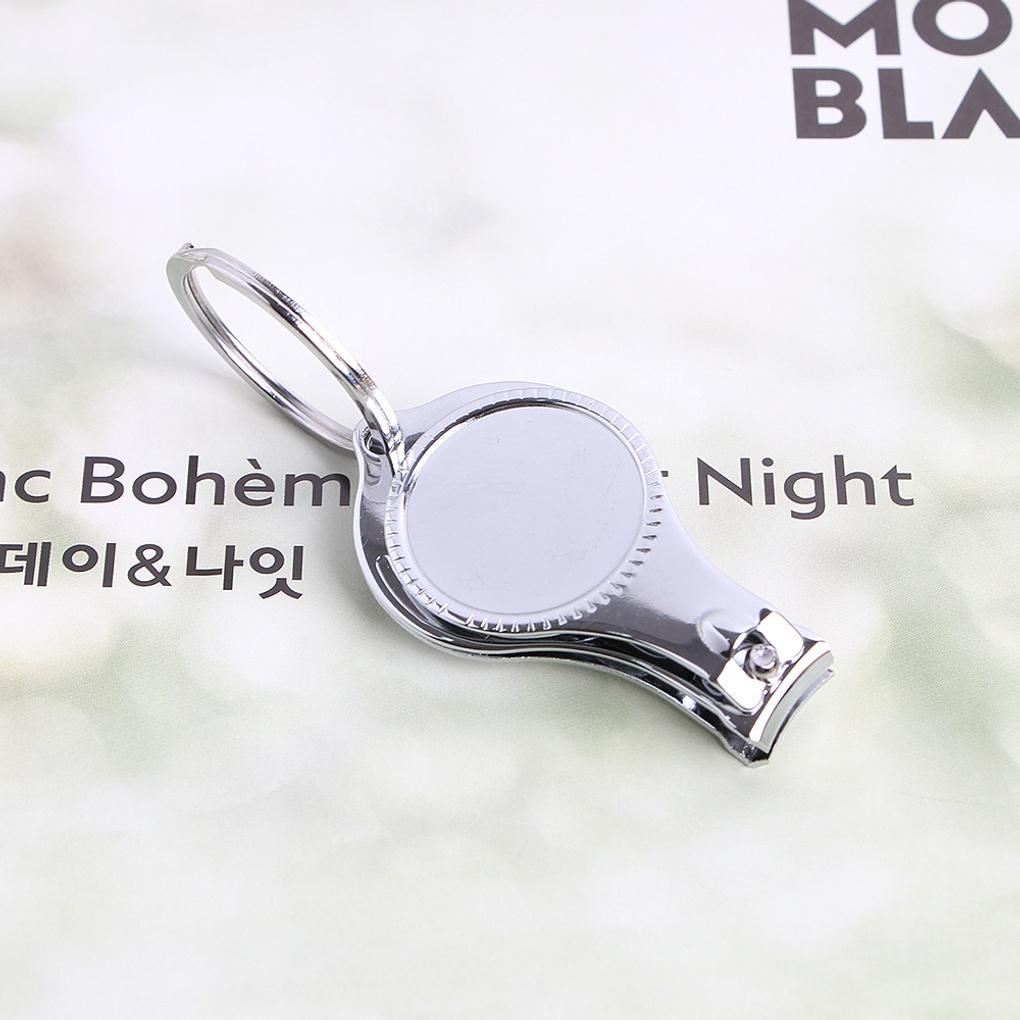 Nail clipper keychain opener function car key holder