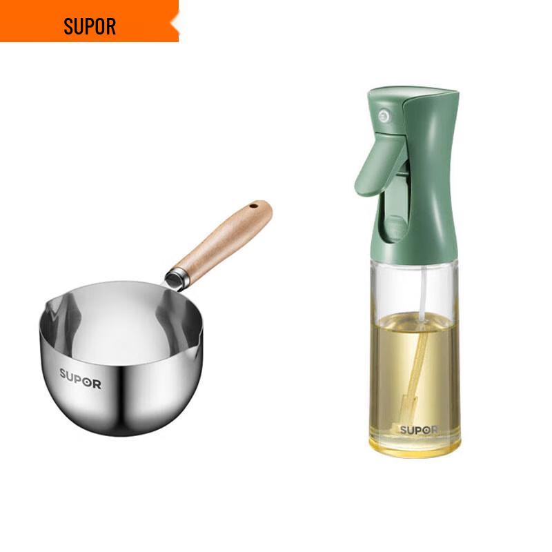 Supor 304 Stainless Steel Oil Dispenser 2-Piece Set